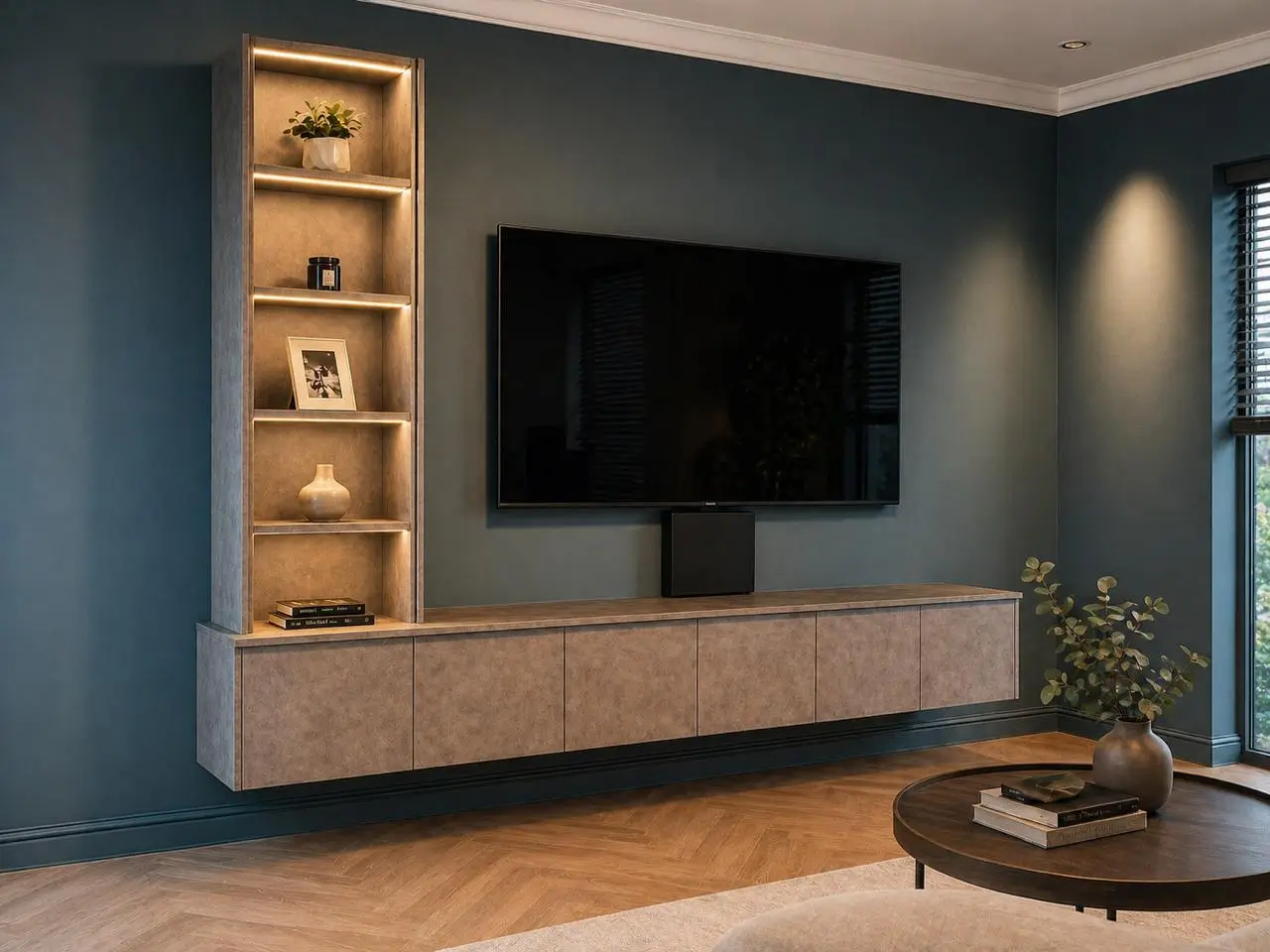 Bespoke Media Wall Unit
